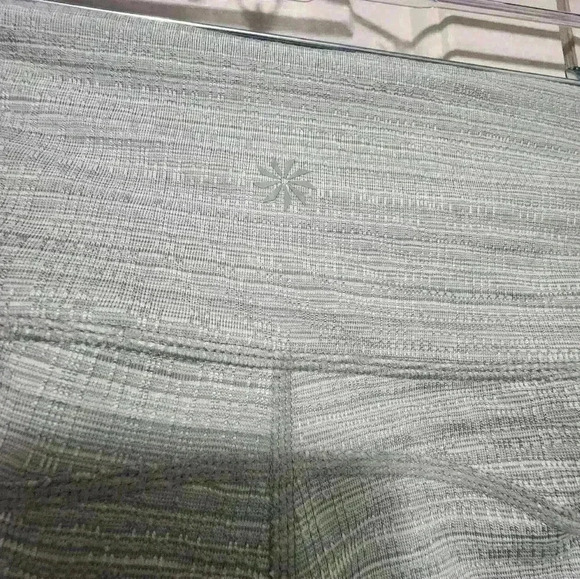 Athleta Jacquard Mesh Chat To Town Crop leggings size small - Picture 3 of 5